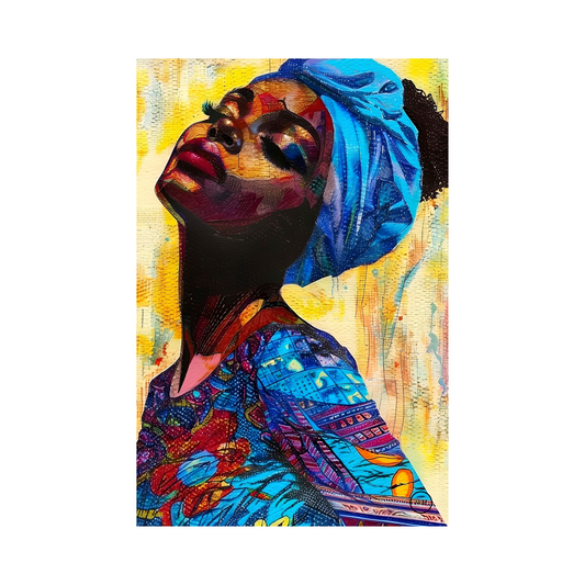 African American Cultural Wall Art | Saralene African American Painting