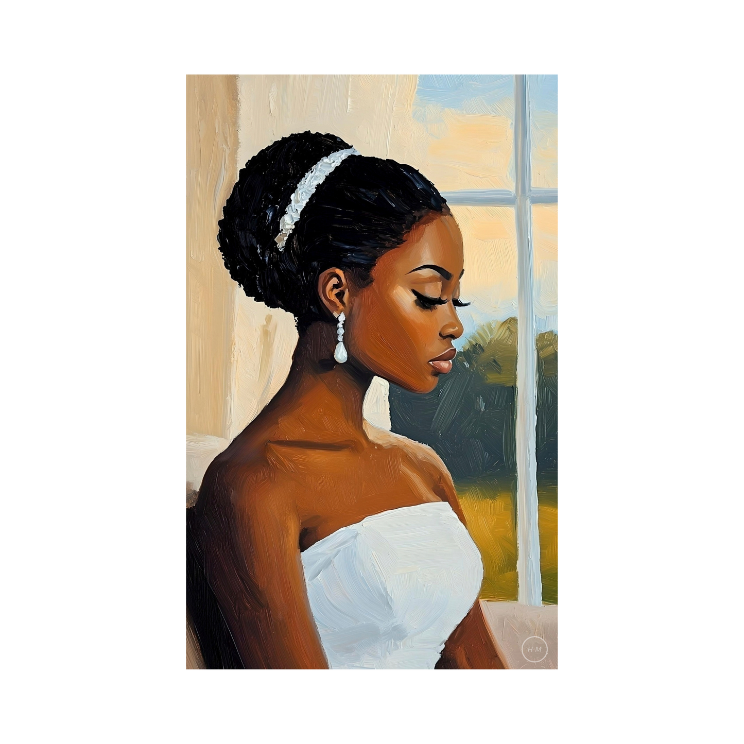 African American Bridal Artwork | The Bride Painting