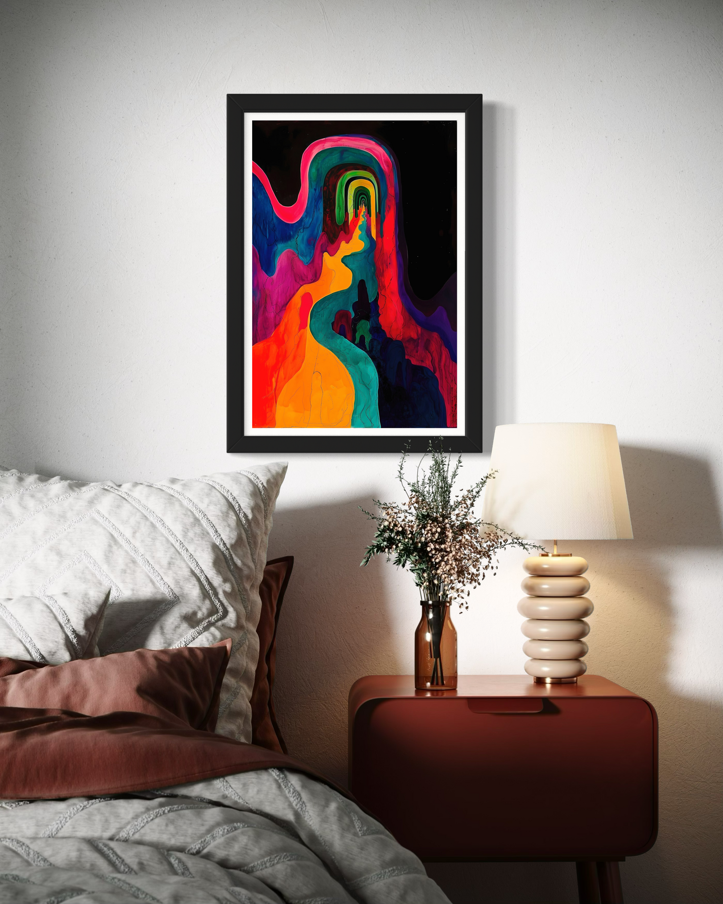 Where To Abstract Painting | Colorful Abstract Fine Art