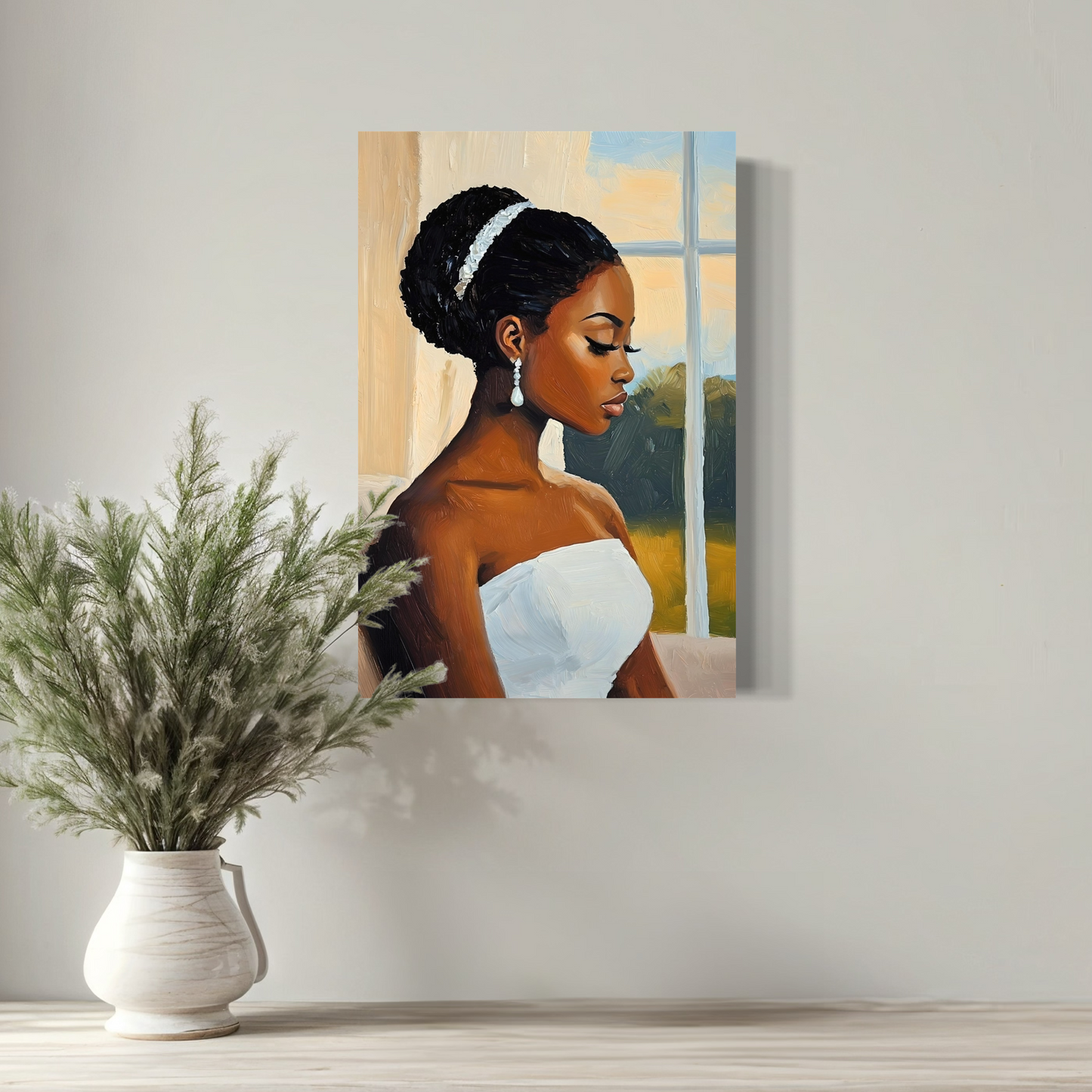 African American Bridal Artwork | The Bride Painting