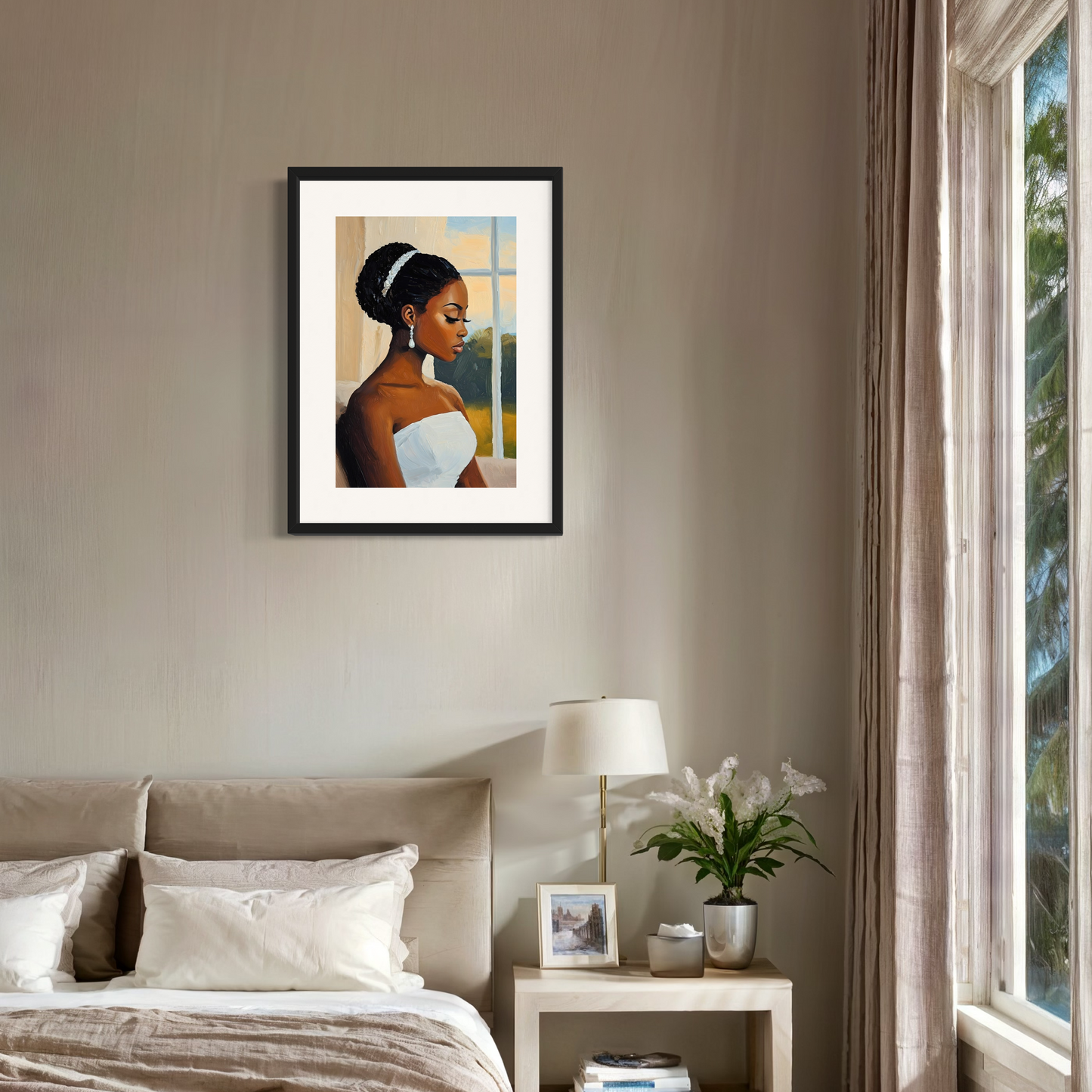 African American Bridal Artwork | The Bride Painting