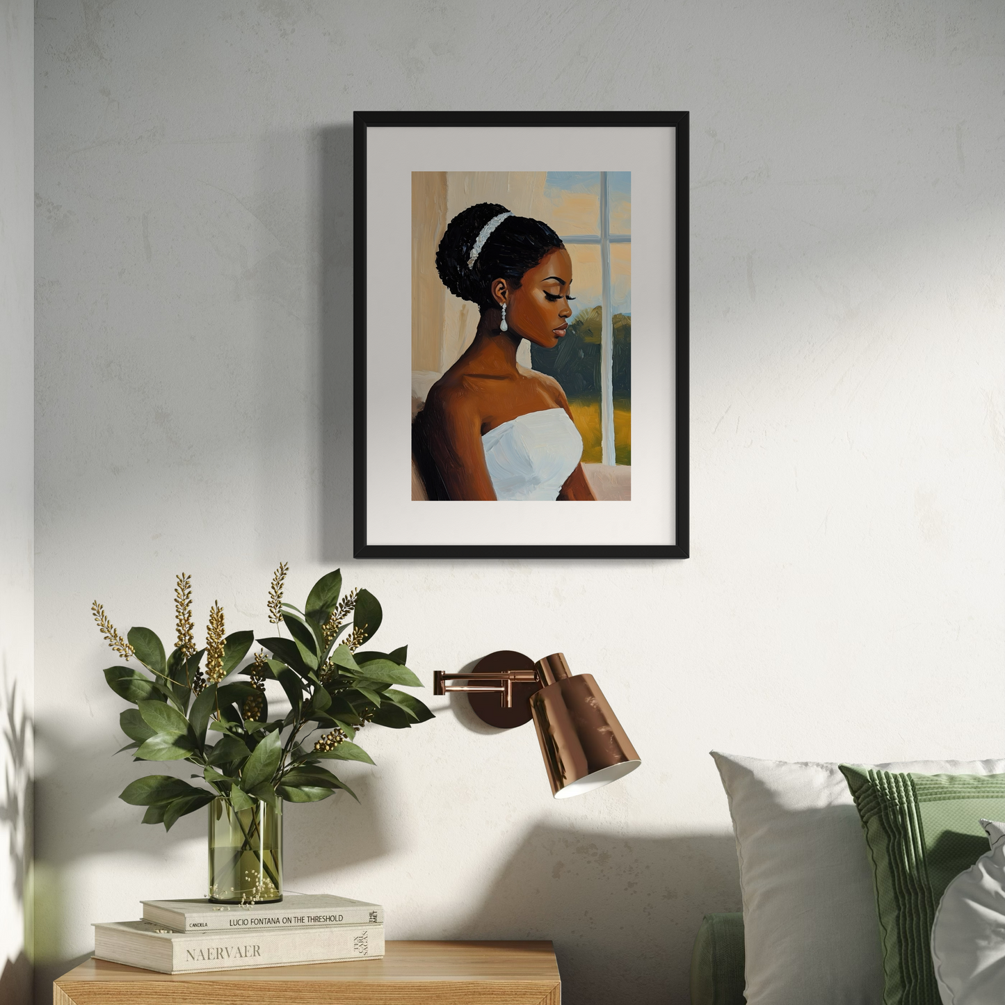 African American Bridal Artwork | The Bride Painting