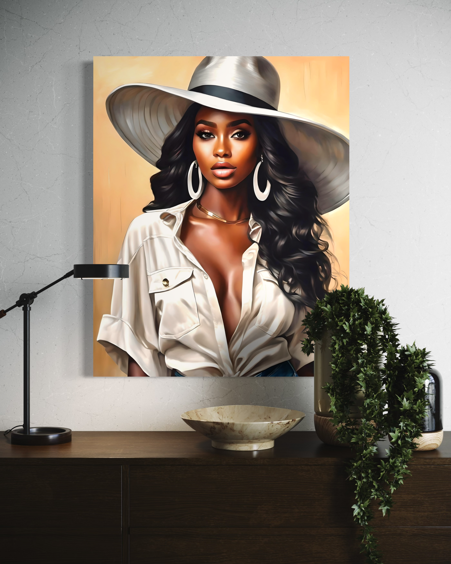 African American Canvas Art | Black Woman Art | Evony