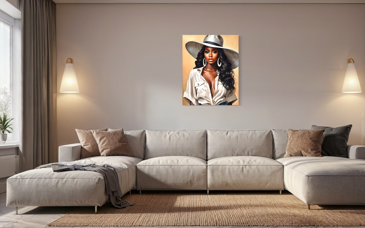 African American Canvas Art | Black Woman Art | Evony