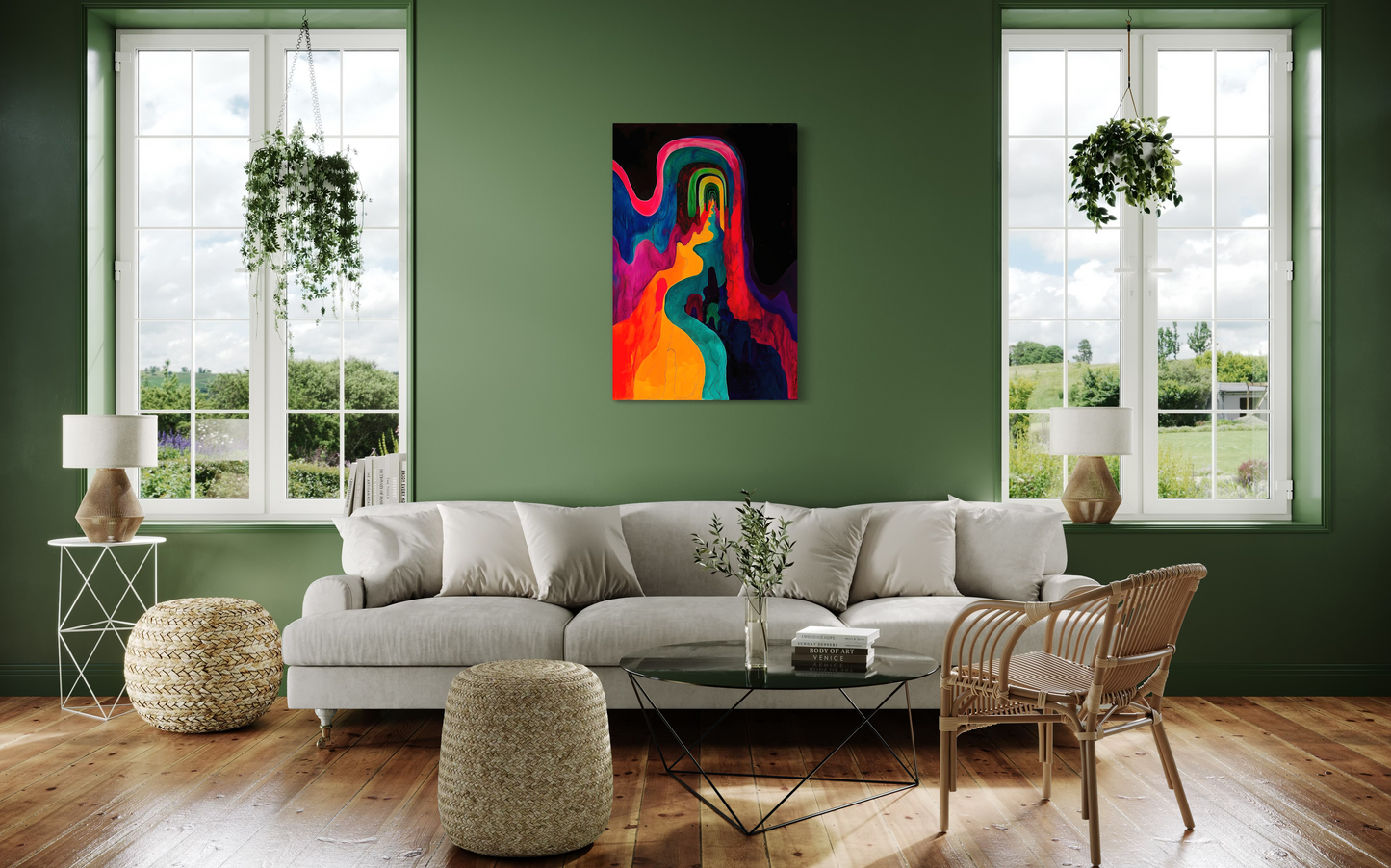 Where To Abstract Painting | Colorful Abstract Fine Art