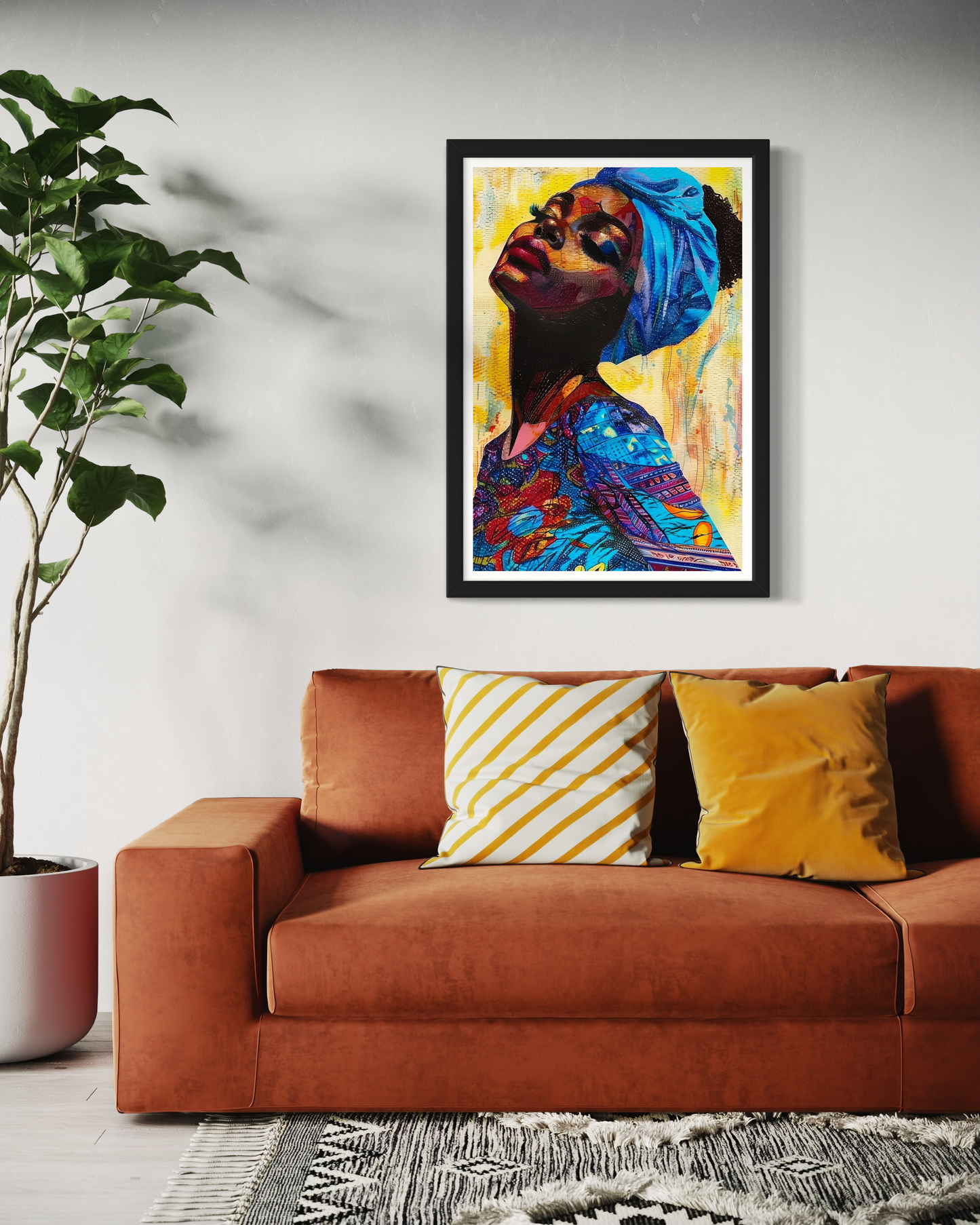 African American Cultural Wall Art | Saralene African American Painting