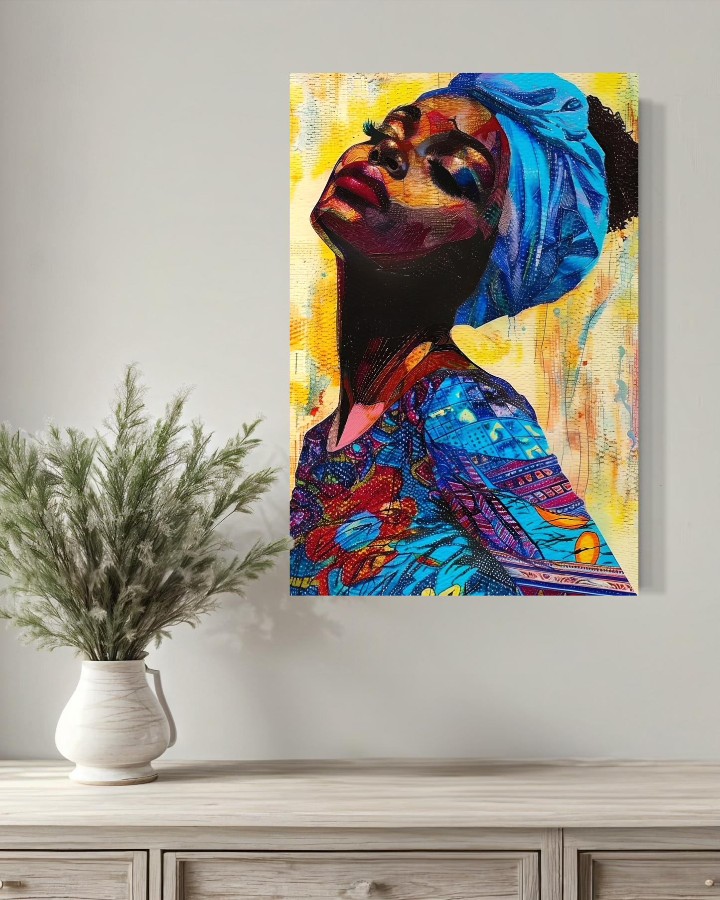 African American Cultural Wall Art | Saralene African American Painting