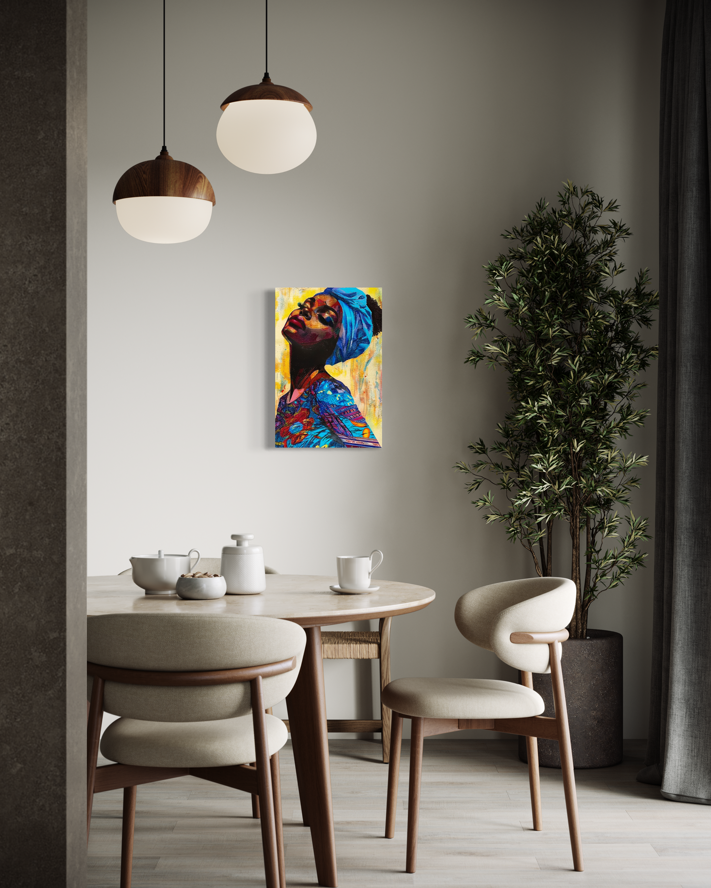 African American Cultural Wall Art | Saralene African American Painting